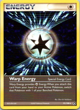 Warp Energy 91/108 Power Keepers (Uncommon) (P Condition)