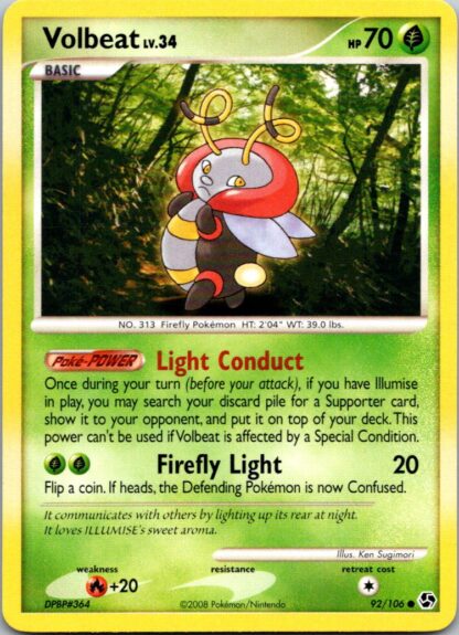 Volbeat 92/106 Great Encounters (Common) (P Condition)