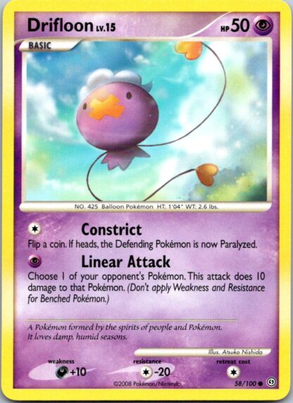 Drifloon 58/100 Stormfront (Common) (P Condition)