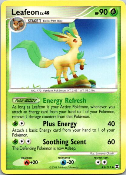 Leafeon 45/111 Rising Rivals (Uncommon) (P Condition)