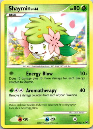 Shaymin 38/127 Platinum (Rare) (LP Condition)