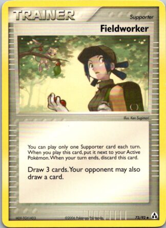 Fieldworker 73/92 EX Legend Maker (Uncommon) (P Condition)