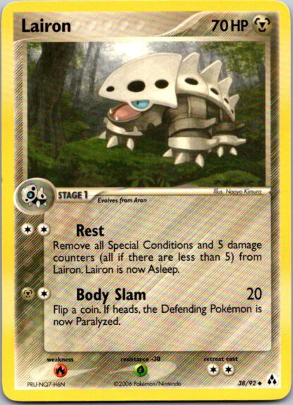 Lairon 38/92 Legend Maker (Uncommon) (P Condition)