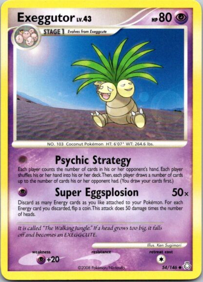 Exeggutor 54/146 Legends Awakened (Uncommon) (LP Condition)