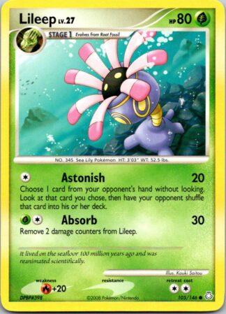 Lileep 105/146 Legends Awakened (Common) (P Condition)