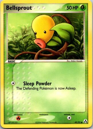 Bellsprout 49/92 EX Legend Maker (Common) (LP Condition)