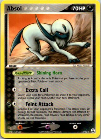 Absol 15/92 EX Legend Maker (Rare) (LP Condition)