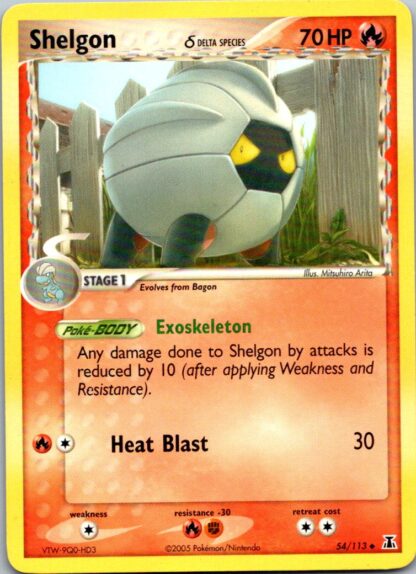 Shelgon 54/113 Delta Species (Uncommon) (LP Condition)