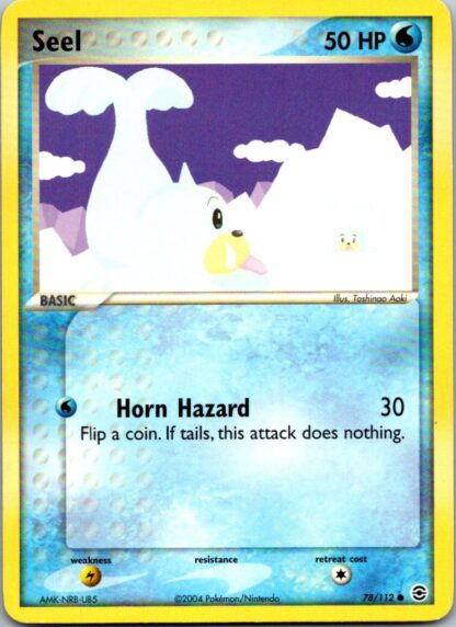 Seel 78/112 Fire Red Leaf Green (Common) (Exc Condition)