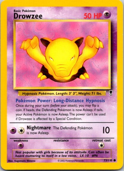 Drowzee 73/110 Legendary Collection (Common) (Unlimited Played Condition)