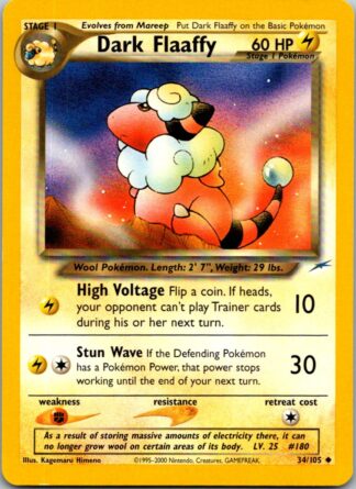 Dark Flaaffy 34/105 Neo Destiny (Uncommon) (Unlimited LP Condition)