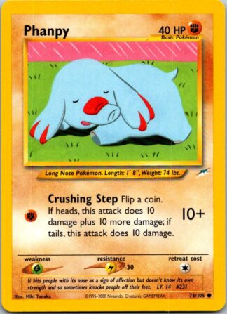 Phanpy 76/105 Neo Destiny (Common) (Unlimited LP Condition)