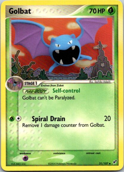 Golbat 31/107 EX Deoxys (Uncommon) (P Condition)