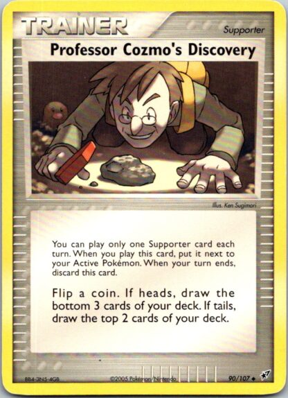 Professor Cozmo's Discovery 90/107 EX Deoxys (Uncommon) (P Condition)