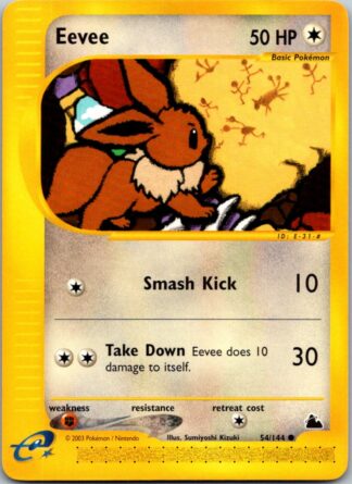 Eevee 54/144 Skyridge (Common) (LP Condition)