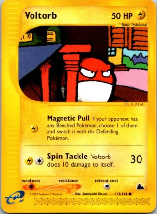 Voltorb 113/144 Skyridge (Common) (Exc Condition)