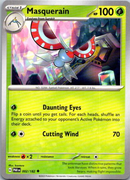 Masquerain 2/182 Paradox Rift (Uncommon) (Exc Condition)