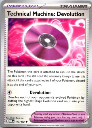 Technical Machine: Devolution 177/182 Paradox Rift (Uncommon) (Exc Condition)