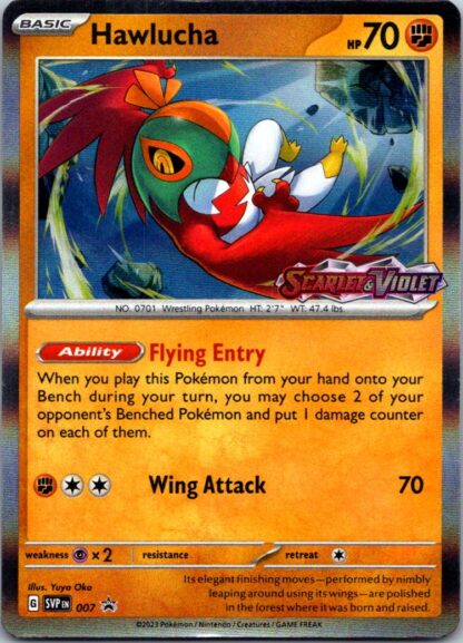 Hawlucha SVP007 Promo (Holo) (Exc Condition)