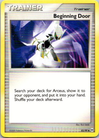 Beginning Door 82/99 Arceus (Uncommon) (Exc Condition)