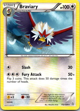 Braviary 112/124 Dragons Exalted (Rare) (Exc Condition)