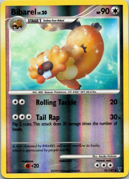 Bibarel 51/147 Supreme Victors (Reverse Holo) (LP Condition)