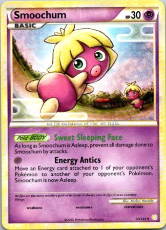 Smoochum 30/123 HeartGold SoulSilver (Rare) (LP Condition)