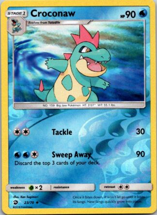 Croconaw 23/70 Dragon Majesty (Reverse Holo) (Exc Condition)