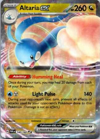 Altaria ex 140/182 Paradox Rift (Ultra Rare) (Exc Condition)