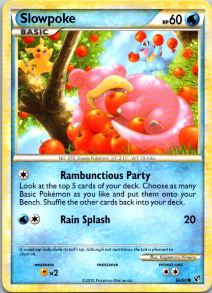 Slowpoke 66/90 Undaunted (Common) (LP Condition)