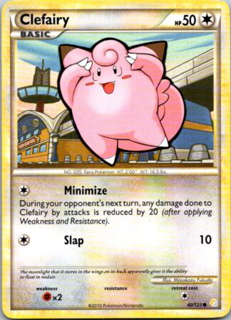 Clefairy 60/123 HeartGold SoulSilver (Common) (P Condition)