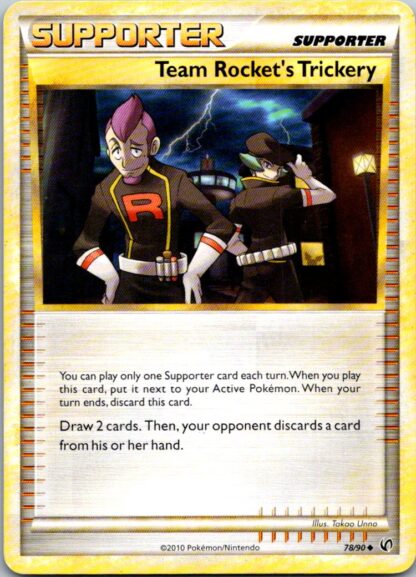Team Rocket's Trickery 78/90 Undaunted (Uncommon) (P Condition)