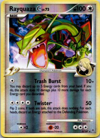 Rayquaza 8/147 Supreme Victors (Reverse Holo) (P Condition)