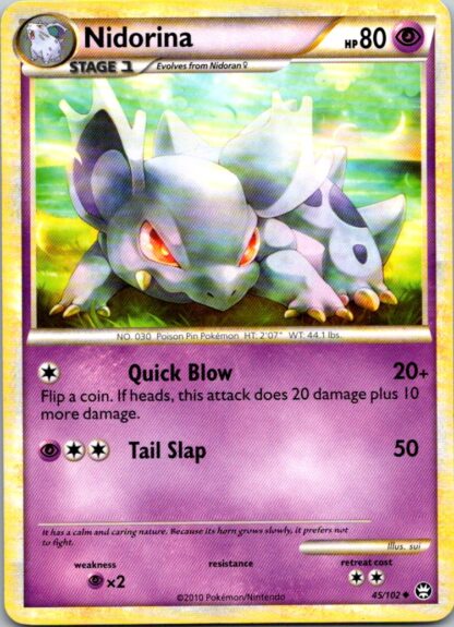Nidorina 45/102 Triumphant (Uncommon) (P Condition)
