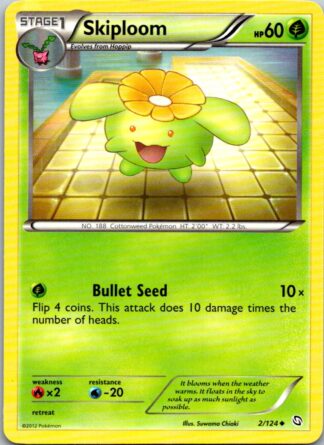 Skiploom 2/124 Dragons Exalted (Uncommon) (Exc Condition)