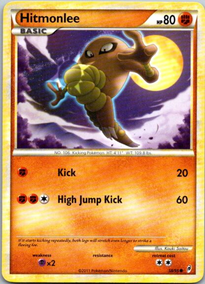Hitmonlee 58/95 Call of Legends (Common) (P Condition)