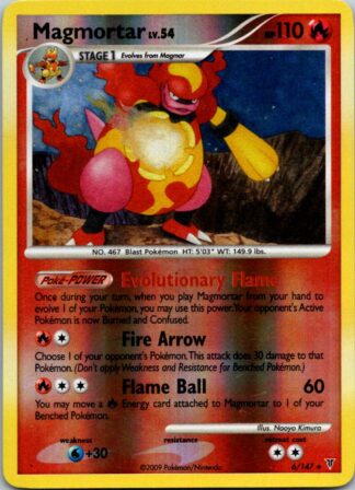 Magmortar 6/147 Supreme Victors (Reverse Holo) (Exc Condition)