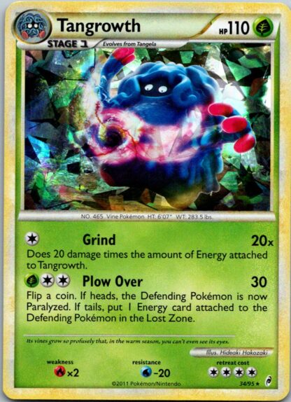 Tangrowth 34/95 Call of Legends (Shattered Holo) (LP Condition)