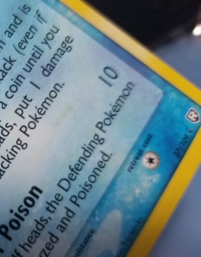 Qwilfish 27/109 Team Rocket Returns *Minor Yellow Ink Stain* (Reverse Holo) (Exc Condition) - Image 2