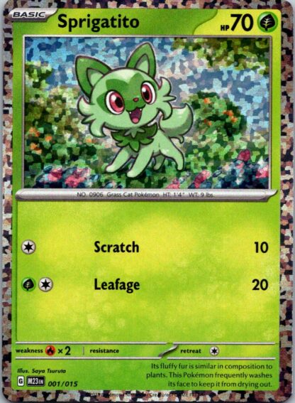 Sprigatito 1/15 McDonalds 2023 (Holo) (NM-Exc Condition)