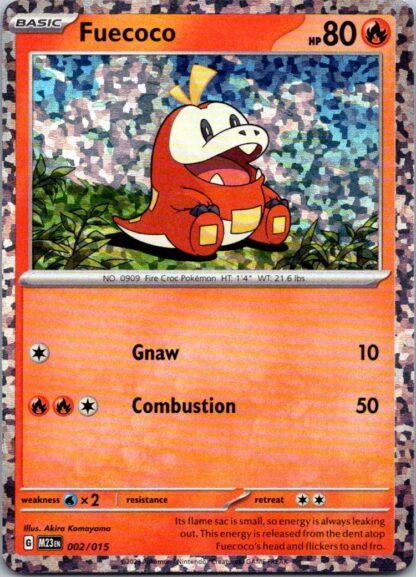 Fuecoco 2/15 McDonalds 2023 (Holo) (NM-Exc Condition)