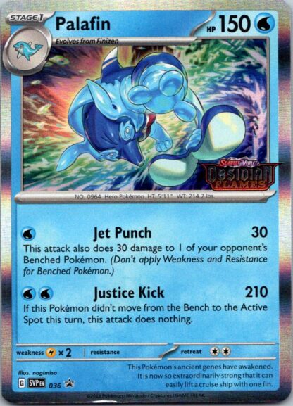 Palafin SVP036 Promo (Holo) (Exc Condition)