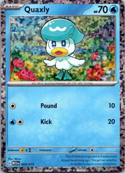 Quaxly 3/15 McDonalds 2023 (Holo) (NM-Exc Condition)