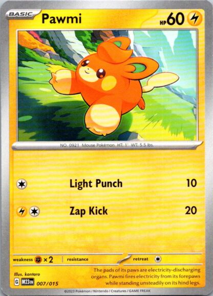 Pawmi 7/15 McDonalds 2023 (NM-Exc Condition)