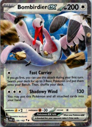Bombirdier ex 156/182 Paradox Rift (Ultra Rare) (Exc Condition)