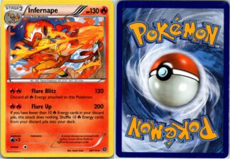 Infernape 20/114 Steam Siege *Very minor Crimp* (Holo) (P Condition)