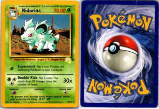 Nidorina 40/64 Jungle *Rainbow Ink Obstruction* (Damage/Creases)