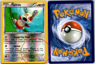 Spinda 115/160 Primal Clash *Reverse Holo Smears/Bubbles* (Reverse Holo) (Unlimited LP Condition)