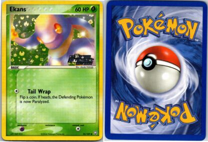 Ekans 55/109 Team Rocket Returns *Light Yellow Ink Stain* (Reverse Holo) (NM Condition)