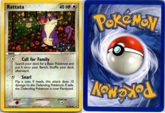 Rattata 72/109 Team Rocket Returns *Yellow Ink Stain* (Reverse Holo) (NM Condition)